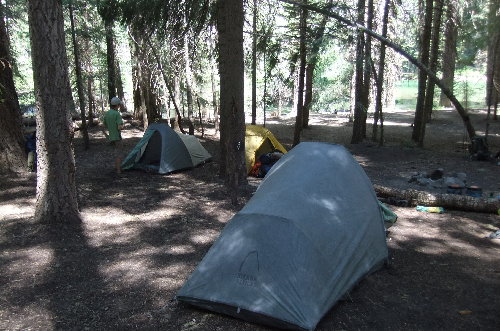 Our Camp in Lower Paradise Valley