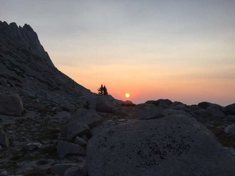 Sunrise at Upper Boy Scout Lake