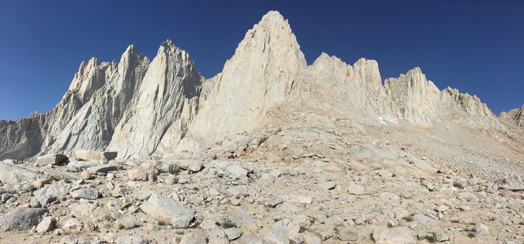 Mt Whitney &amp; Co from Iceberg Lake