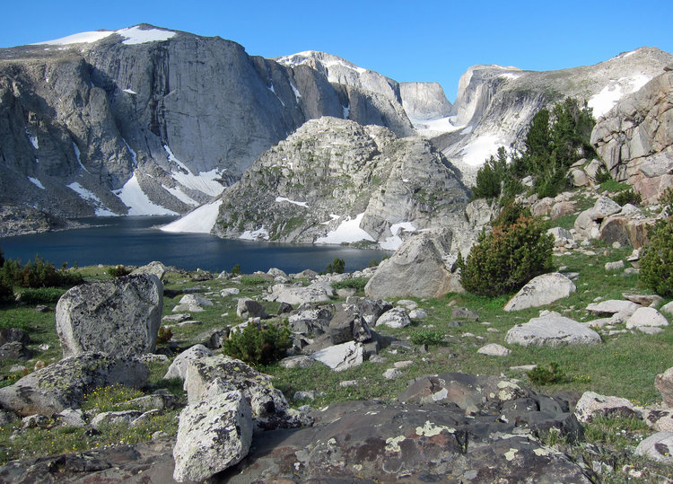 Upper Deep Creek Lake from Ridge Lakes