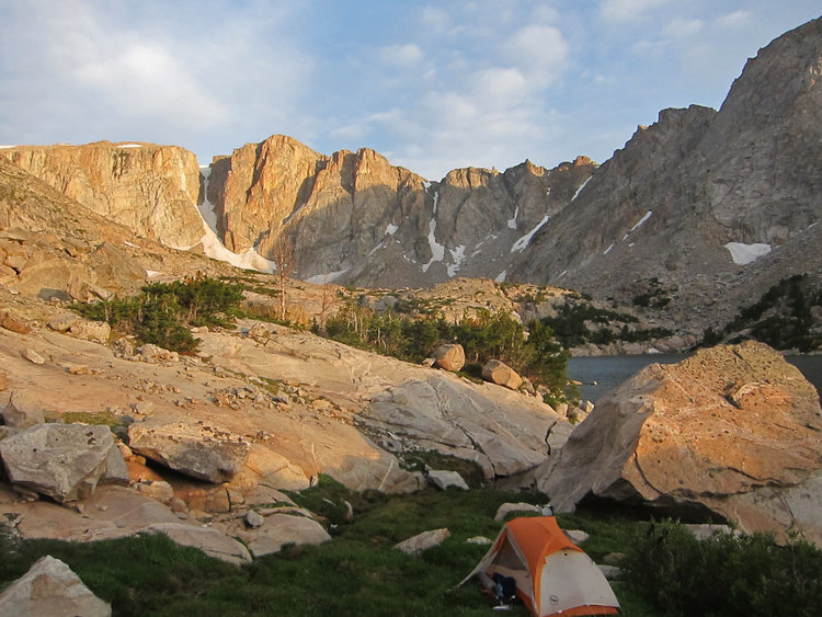 Camp at Nystrom Lakes