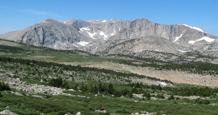 Nystrom Cirque viewed from Ridge above Basco Creek