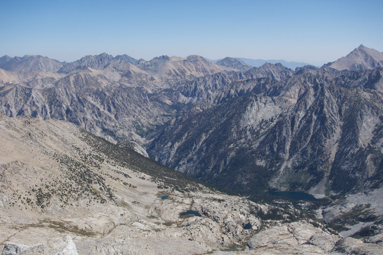 Summit view northeast