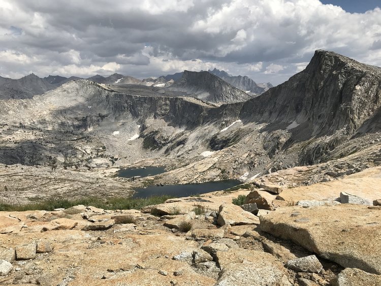 Upper lakes of Big Bird canyon