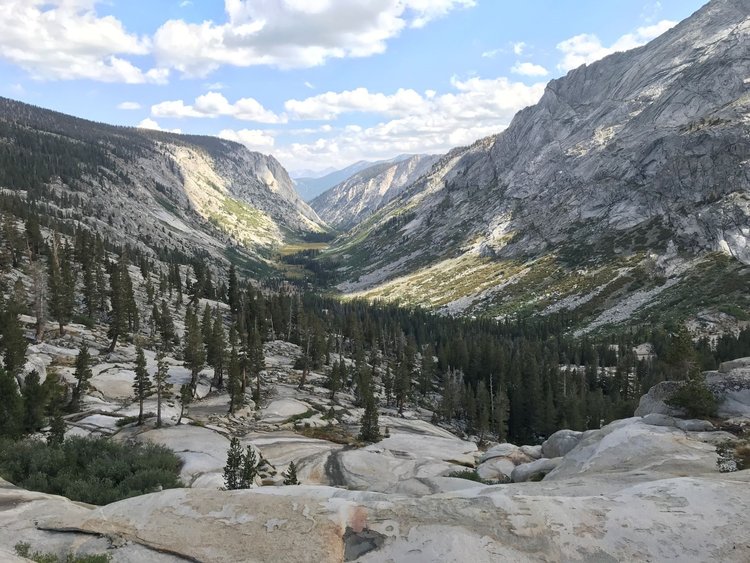View of Deadman canyon toward Ranger meadow