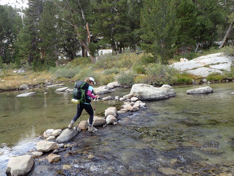 stream crossing just past Dingleberry ake