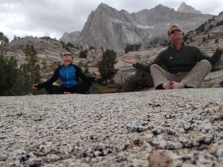 Meditation and Stretching in the High Sierra