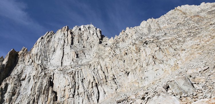 The route up North Guard