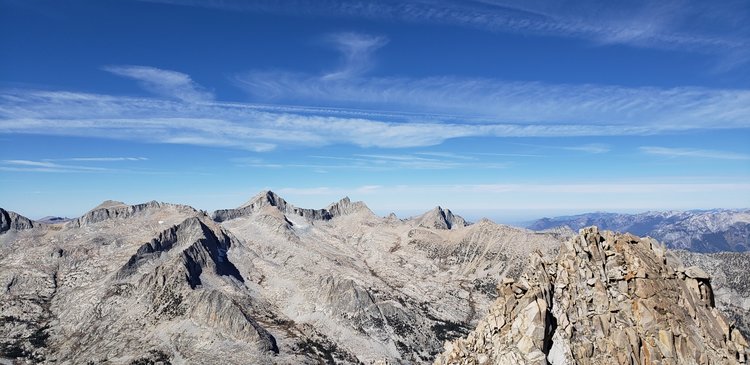 View to North Guard/ Brewer etc from Deerhorn summit