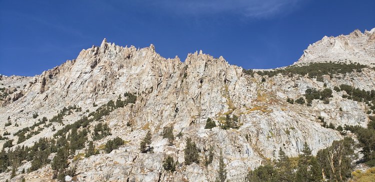 The Minster and Saddle with Deerhorn from below