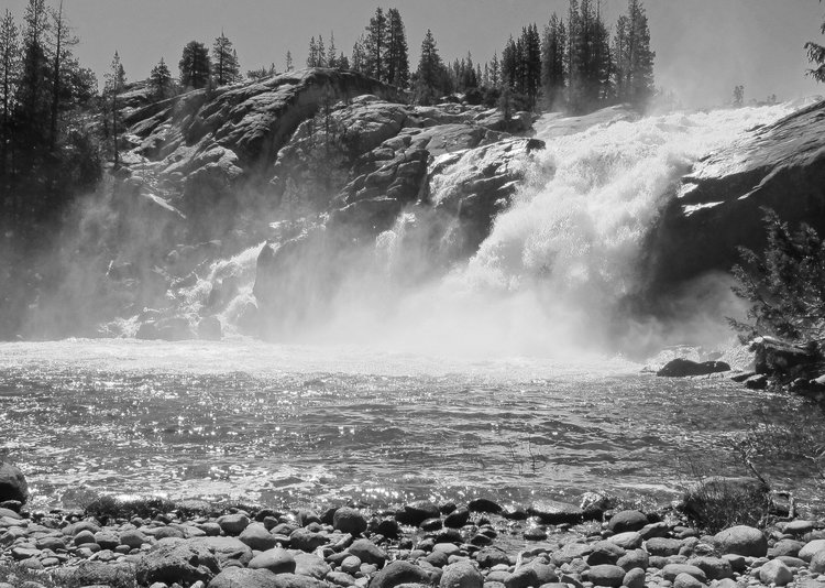 White Cascades just above Glen Aulin