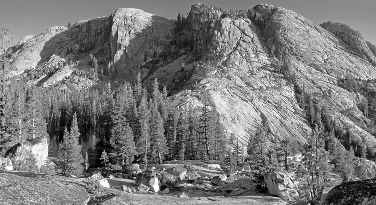 Cliffs on the south side of California Falls