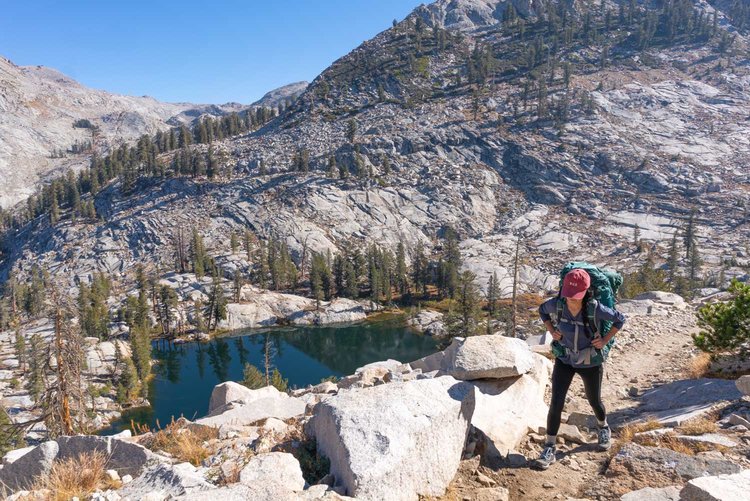 Passing by Aster Lake