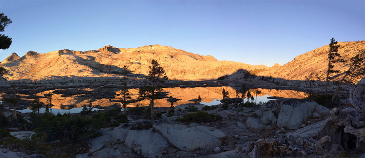 Lake Aloha sunrise