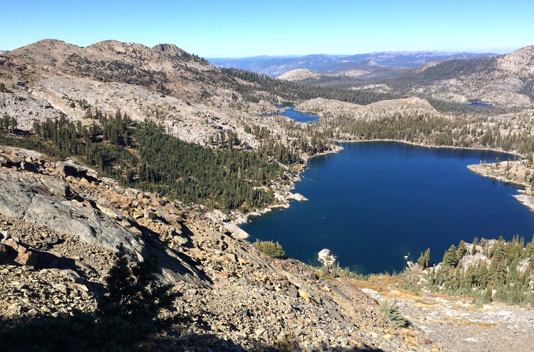 Dicks Lake viewed from PCT
