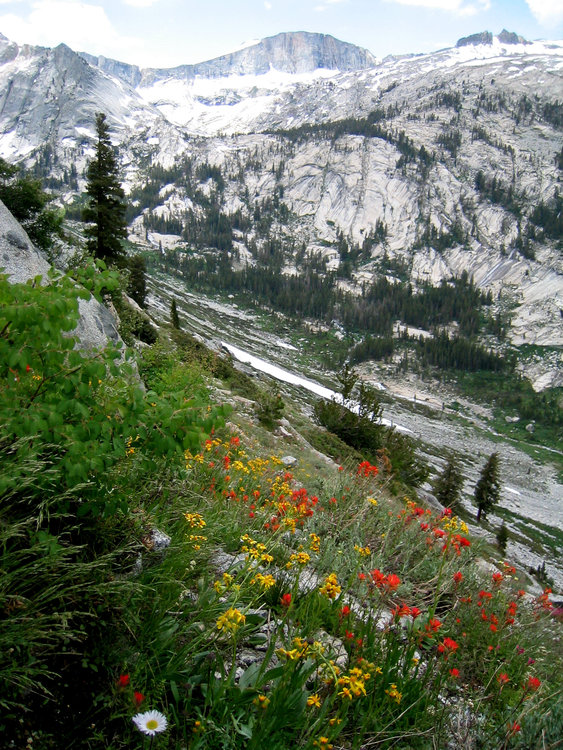 Looking down my route