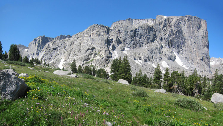 Mt Hooker From Bears Ears Trail near Hailey Pass (Day 5)