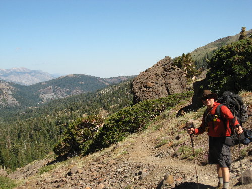 Joe enjoying the stunning views