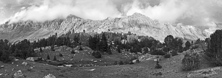 Ridge east of Downs Lake