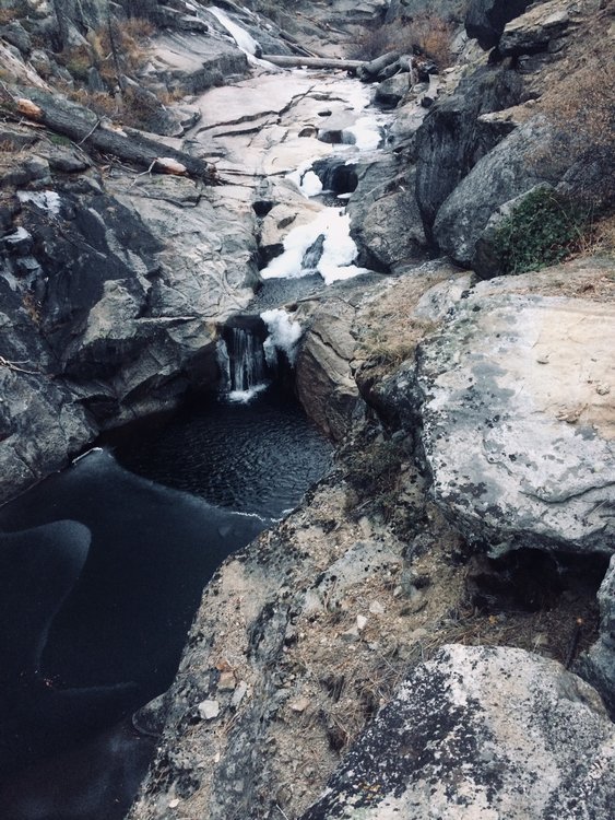 Baptism Pools.  Nice to place to swim when it isn't frozen.