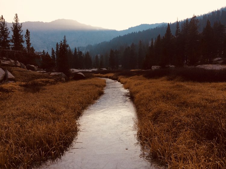 Ferguson Creek.  The ice made for fun, easy traveling.