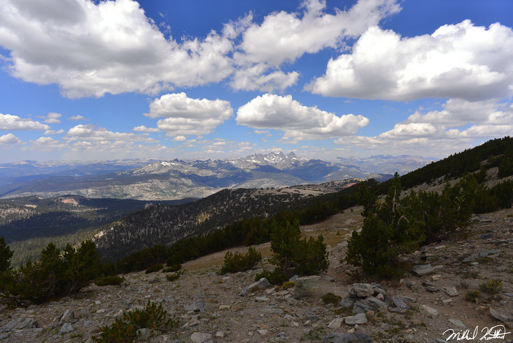 The views along the Mammoth Crest were incredible and we would be travelling through the Ritter Range the next few days.