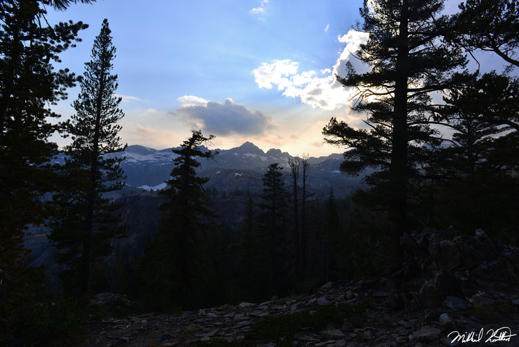 Beautiful late afternoon view of Iron Mountain and the general area we’d be passing through.