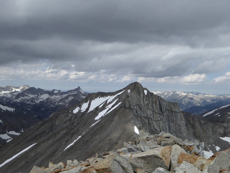View to Acrodectes from Baxter peak