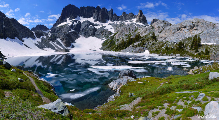 The Minarets from Iceberg Lake... I honestly don't have many words to describe how incredible this view is.