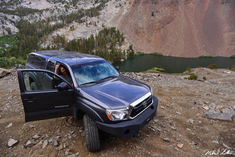 We went off roading up the Laurel Lakes Trail.