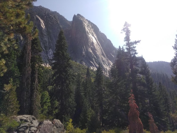 Getting close to the Cold Creek campsite.