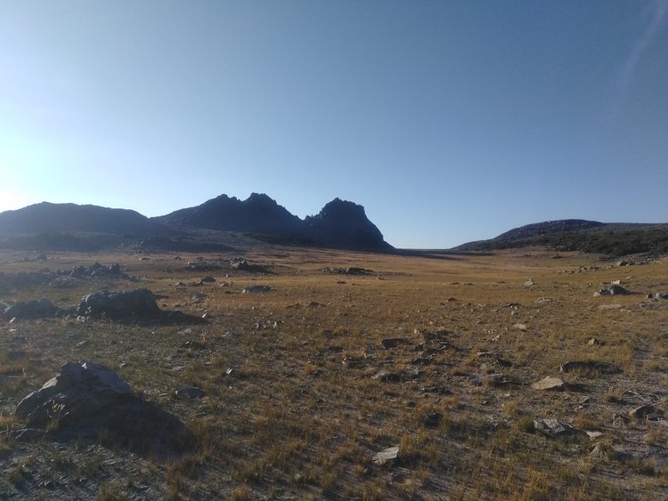 Plateau just south and above Deer Lakes