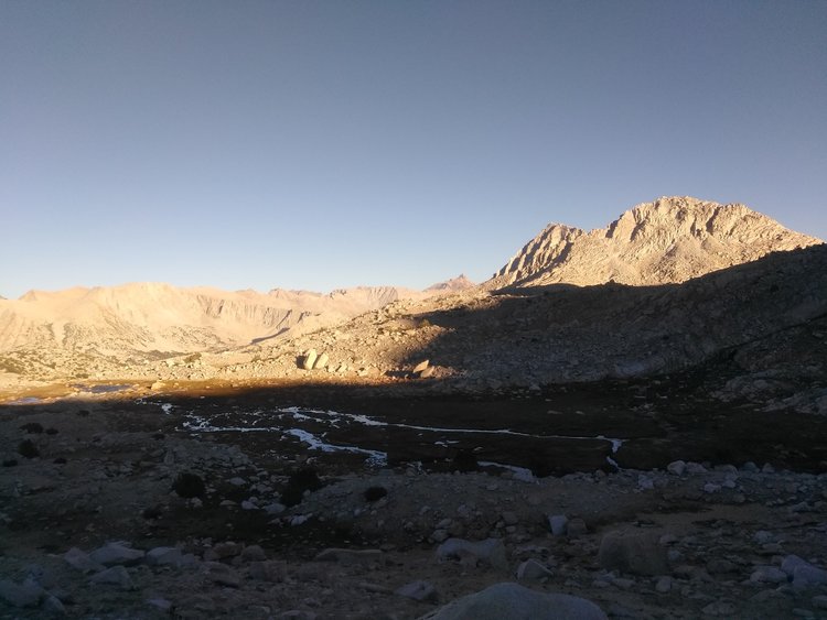 Granite Park just after dawn beside my camp