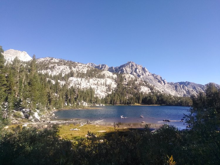 A little less wind at Honeymoon Lake