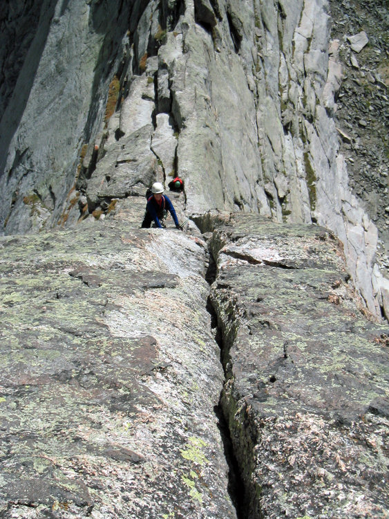 On the knife-edge ridge of Wolfs Head