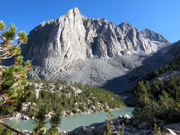 view from Thrid Lake