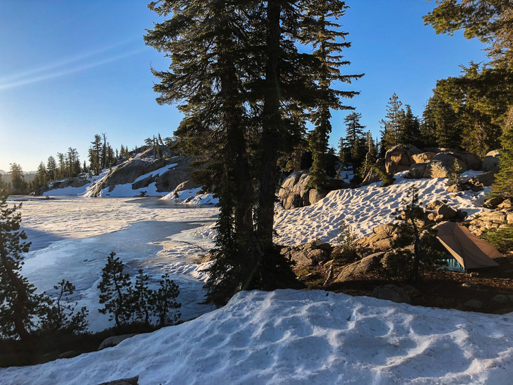 frozen lake