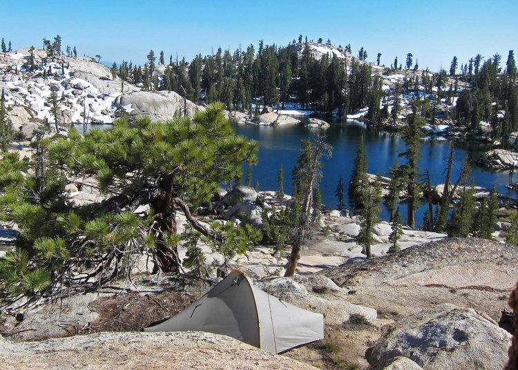 camp at Granite Lake
