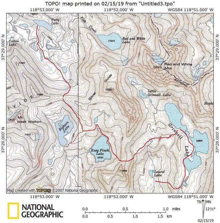 Tully Lake to Grinnell Lake