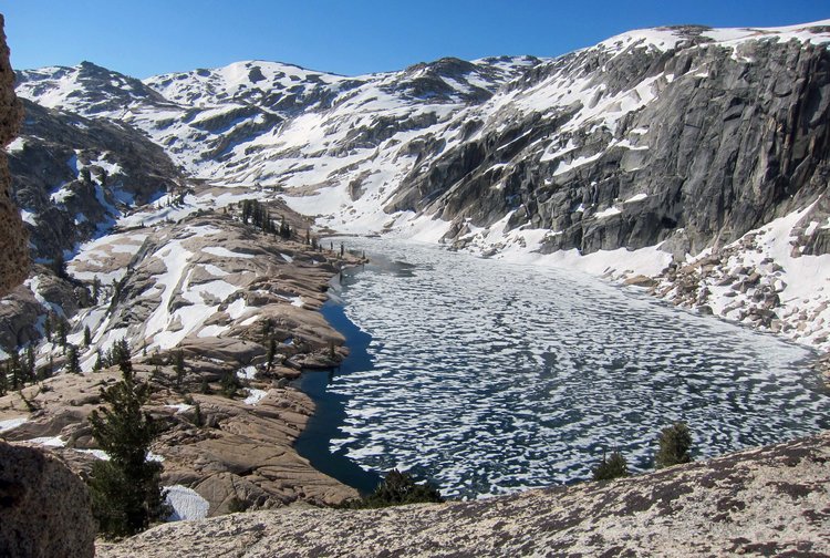 the lower large Lewis Lake 6/1/14