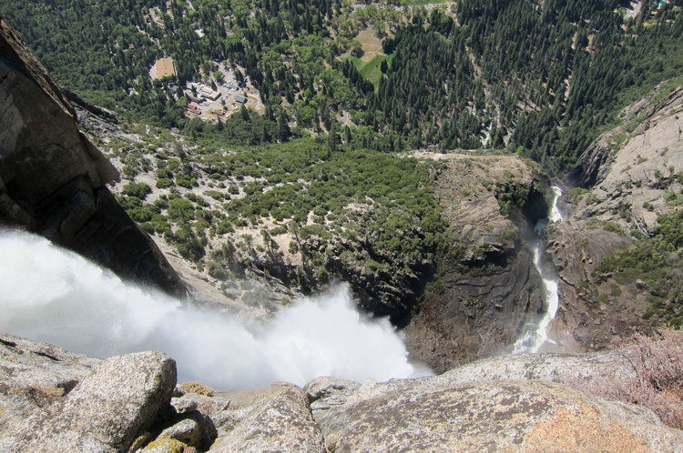 View from top of Yosemite Falls
