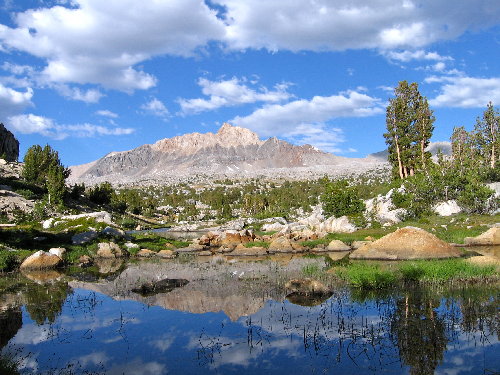 Mt Humphrey's from Upper Golden Trout Lake