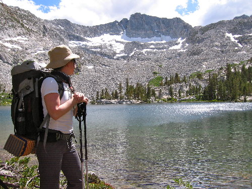 Susie at Lower Honeymoon Lake