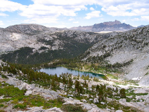 Lower Honeymoon from ridge to Ramona