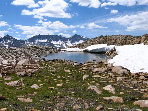 Tarn between Desolation and Mesa Lakes