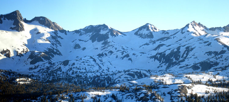 View towards the PCT from Lost Lakes