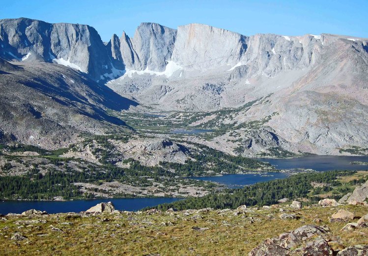Wilson Creek Lakes (photo taken from Windy Ridge)