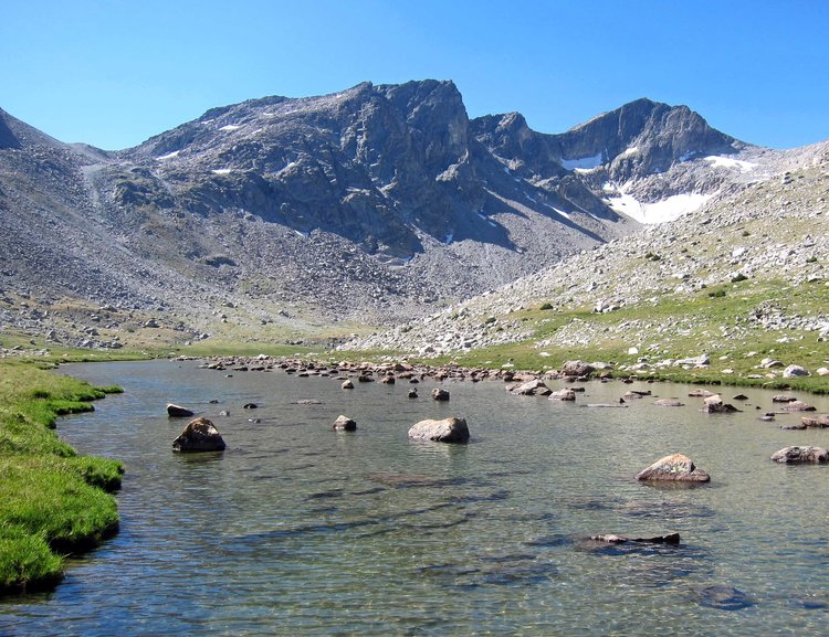Upper SF Bull Lake Creek below Photo Pass