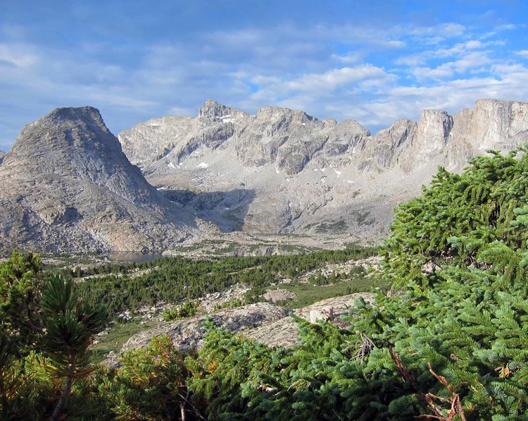 View of Glacier Creek Lakes