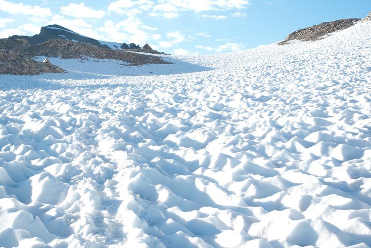 Sun Cups on Muir Pass